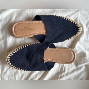 Sam edelman navy blue mules sz 8.5